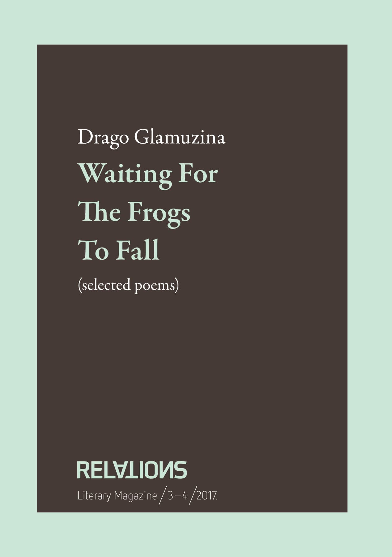 Waiting For The Frogs To Fall