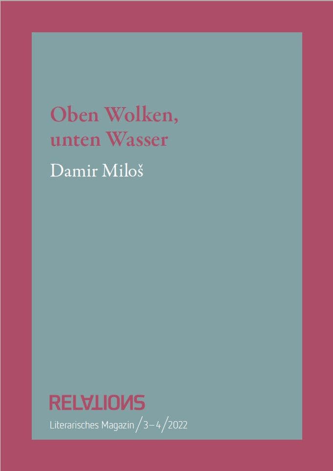 Oben Wolken, unten Wasser